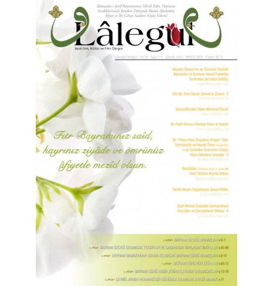 Lalegül Dergi Mayıs 2022 - Sayı 111