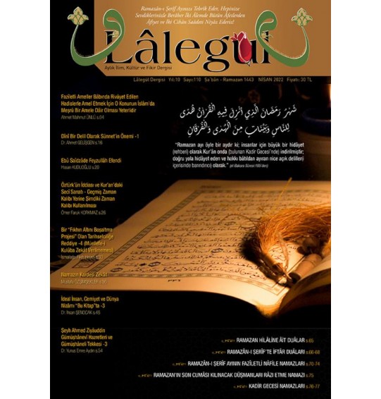 Lalegül Dergi Nisan 2022 - Sayı 110